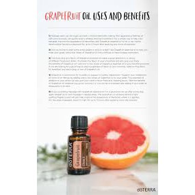 Tinh Dầu Bưởi Hồng Grapefruit Tinh Dầu Nguyên Chất doTERRA USA - Grapefruit Oil | doTERRA Essential Oils 15ml