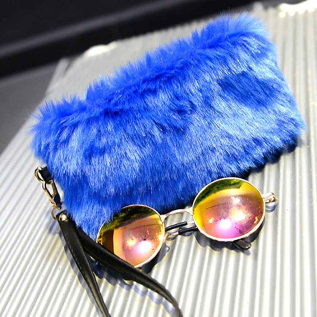 Ví lông khóa kép cho nữ