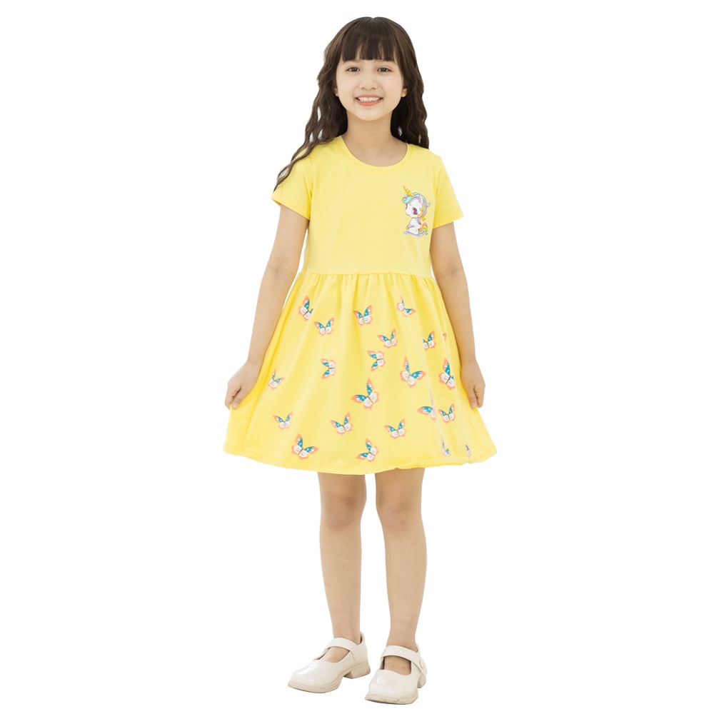 VÁY BÉ GÁI MẶC NHÀ GIÁ RẺ_100% COTTON_20-40KG_K09