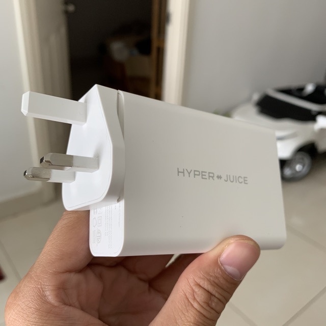 (Used) Củ Sạc Macbook Pro, iPad Pro, iPhone 12, Note 9, S10 HYPERJUICE 100W GaN PD 3.0 &amp; QC 3.0