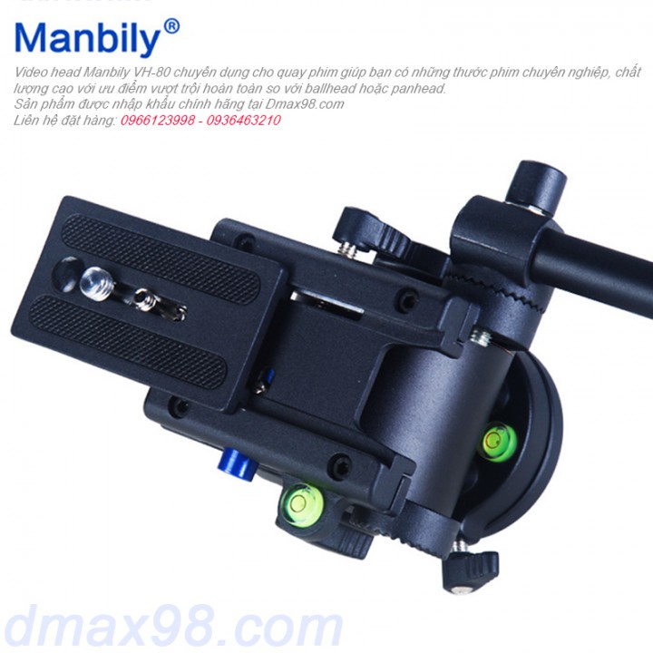 Đầu thủy lực Video head Manbily VH90 - VH80 giá tốt