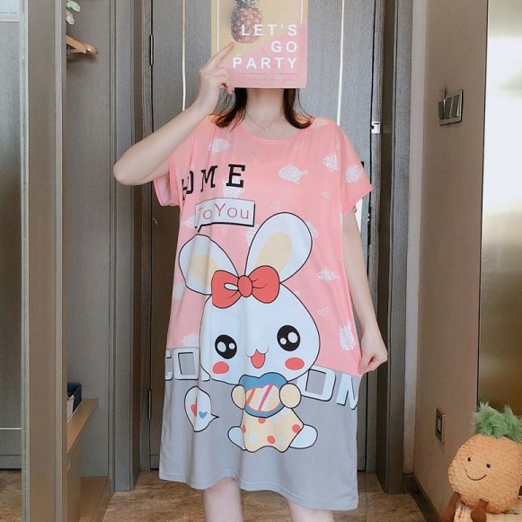 Đầm Ngủ/Váy Ngủ Cotton Cute Siêu Cute 003