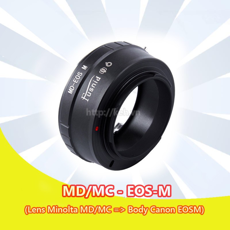 MD-EOSM Mount adapter chuyển ngàm lens Minolta MD / MC sang body Canon EOS M EF-M