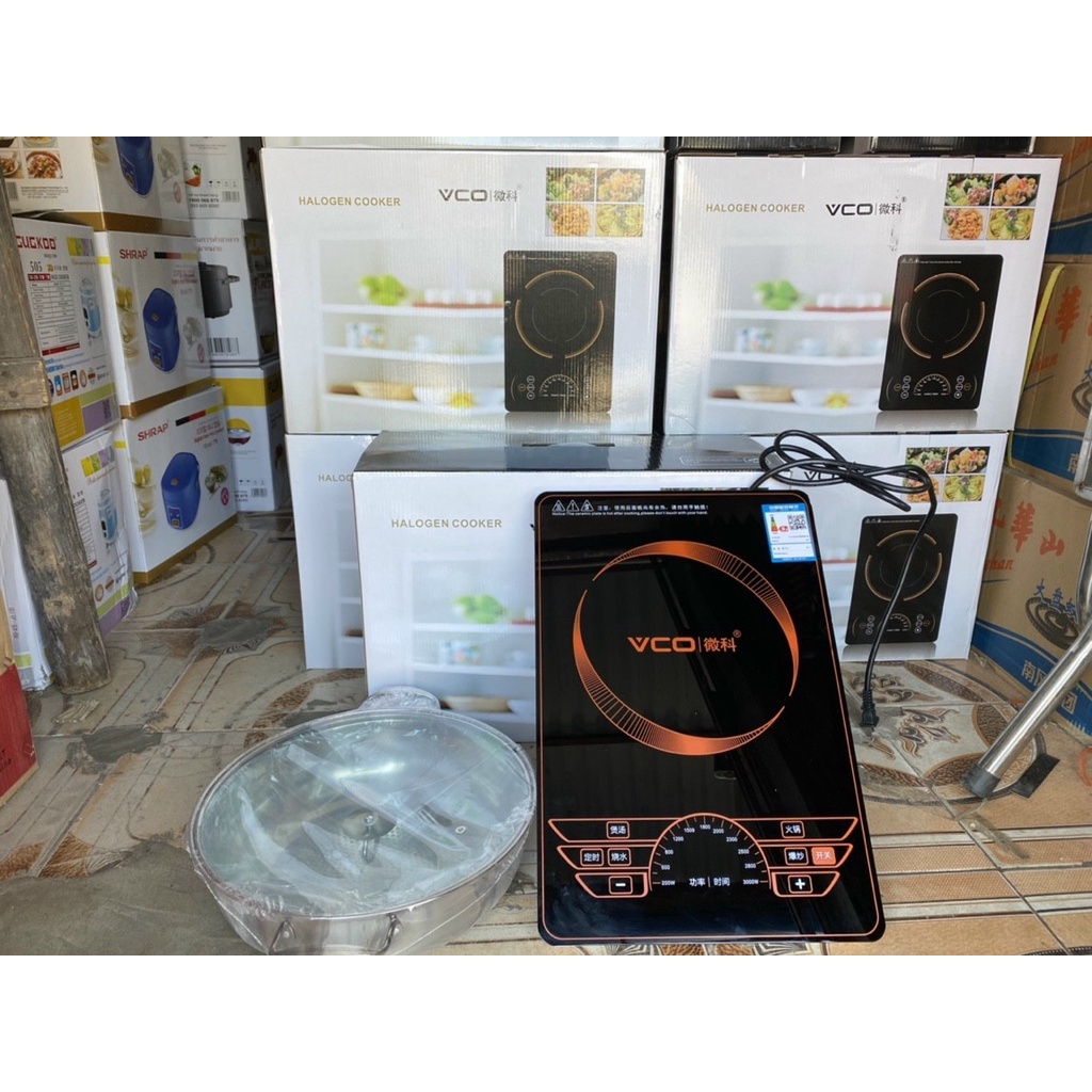 Bếp từ đơn panasonic 3000w nồi to dùng cho gđ đông người