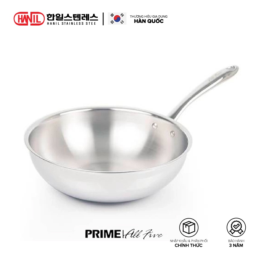 [Mã BMBAU300 giảm 10% đơn 499K] Chảo đáy sâu 5 lớp liền đáy All five 30cm