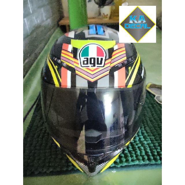 Decal dán nón full face Agv 46