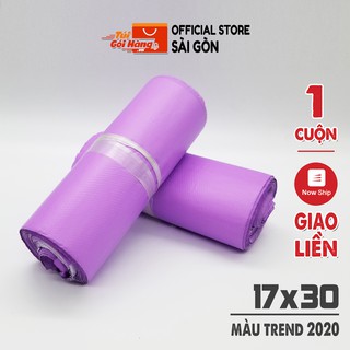 Túi Gói Hàng Niêm Phong TUIGOIHANG Vật Liệu Mới Tím Gia Cường Size 17x30cm