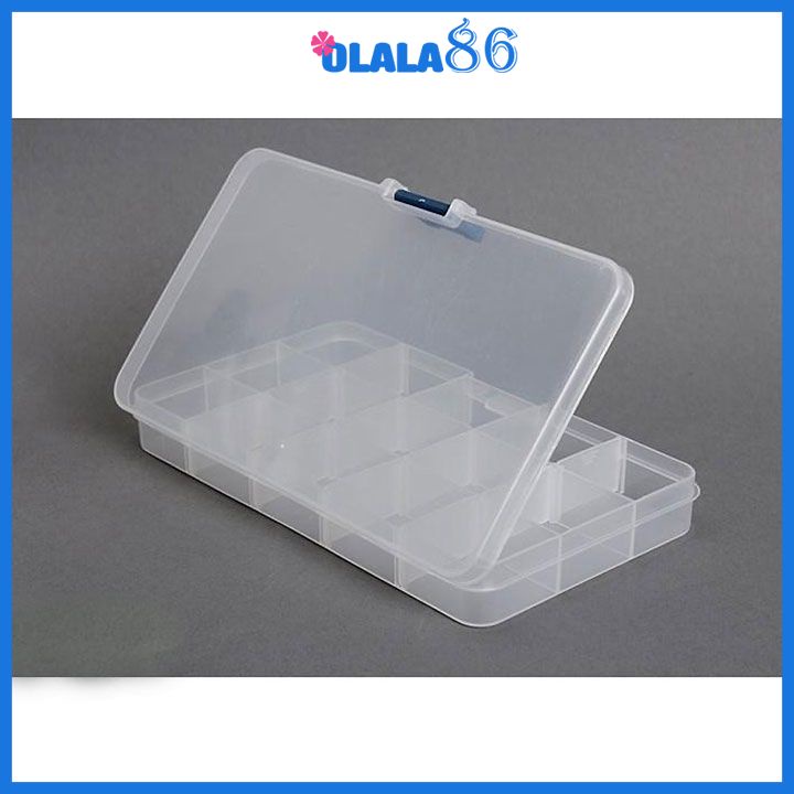 HỘP ĐỰNG TRANG SỨC 15 NGĂN ĐA DỤNG OLALA 86