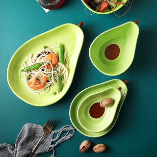 BÁT SỨ ĂN DẶM HÌNH QUẢ BƠ