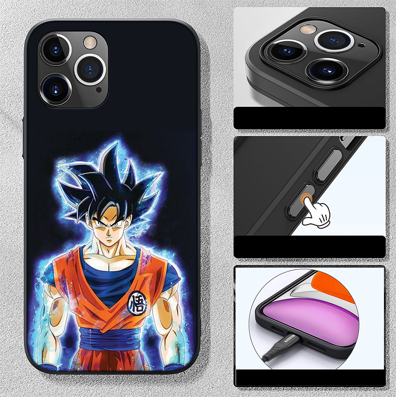 Ốp Điện Thoại Silicon Mềm Hình Goku Dragon Ball Super Cho Huawei P30 Pro Lite Y6 Y7 Y9 Prime 2019 2018 Y9Prime