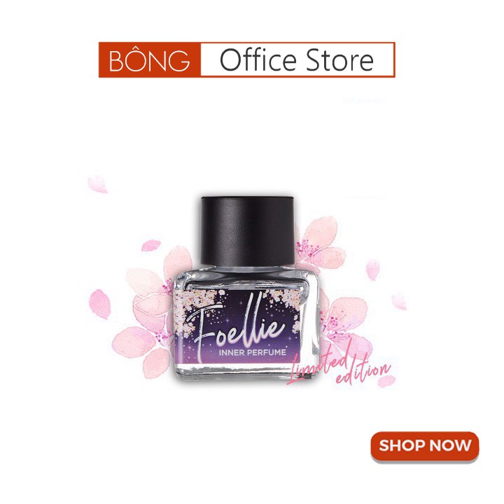 Nước hoa vùng kín hương anh đào ngọt ngào Foellie Eau De Innerb Perfume Cherry Blossom 5ml (màu tím) - Hàn Quốc
