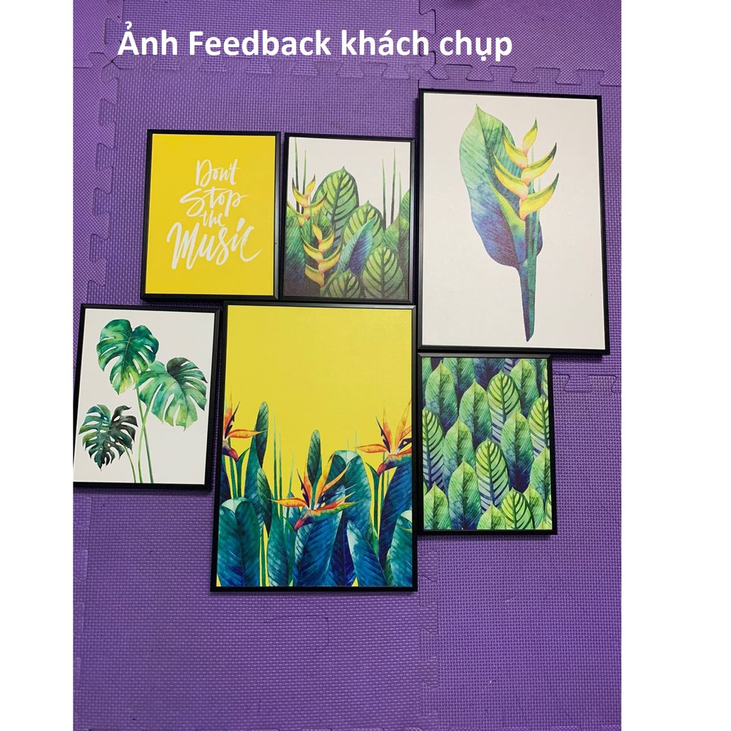 Tranh Treo Tường Canvas, Decor Phòng ngủ ⚡FREE SHIP⚡ Bộ 6 tranh giá rẻ, khung nổi, full hơn 20 mẫu | BigBuy360 - bigbuy360.vn