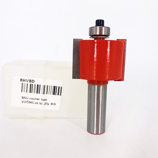 Mũi soi gỗ - mũi phay hèm vuông có bi 25mm cốt 12.7mm