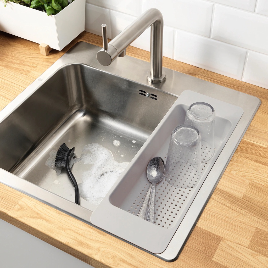 Khay rổ nhựa gác bồn rửa GRUNDVATTNET IKEA chính hãng