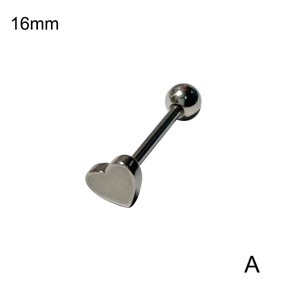 Khuyên lưỡi chất liệu thép titan Q8P2 A8M1 H7D0 L9F1