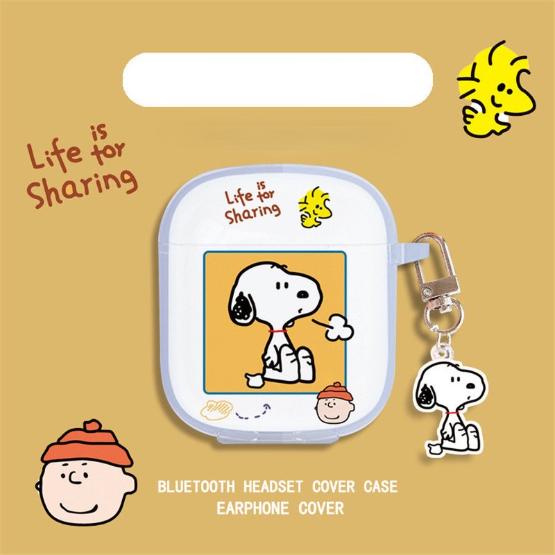 Vỏ Bảo Vệ Hộp Sạc Tai Nghe Havit I97 Mềm Họa Tiết Hoạt Hình Kirby &amp; Jade Gui Dog Dễ Thương