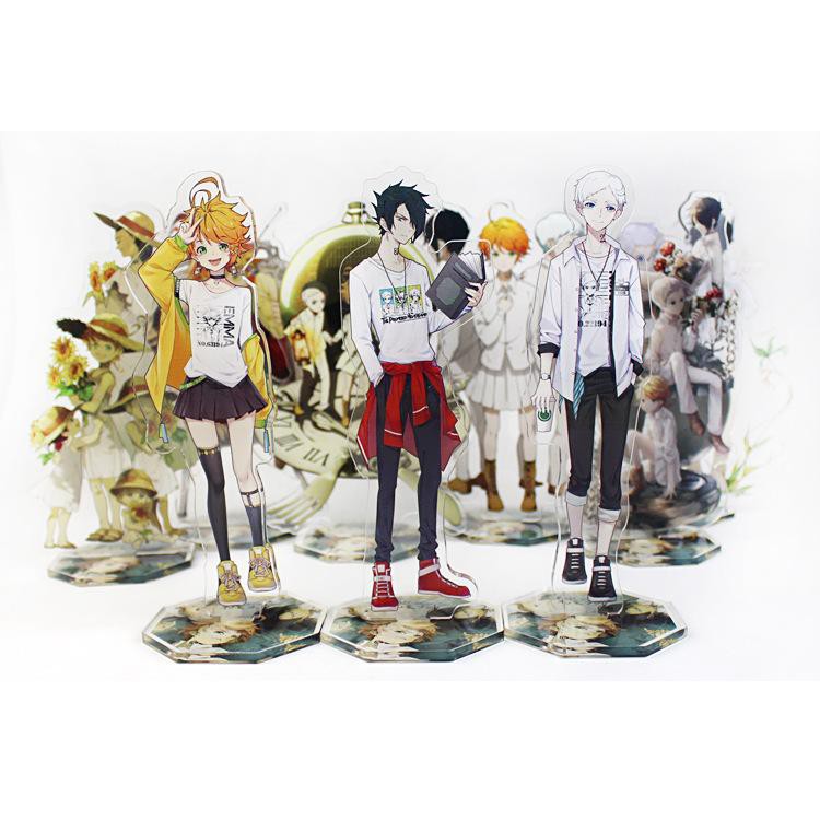 Mô hình standee Miền đất hứa The Promised Neverland trưng bày trang trí