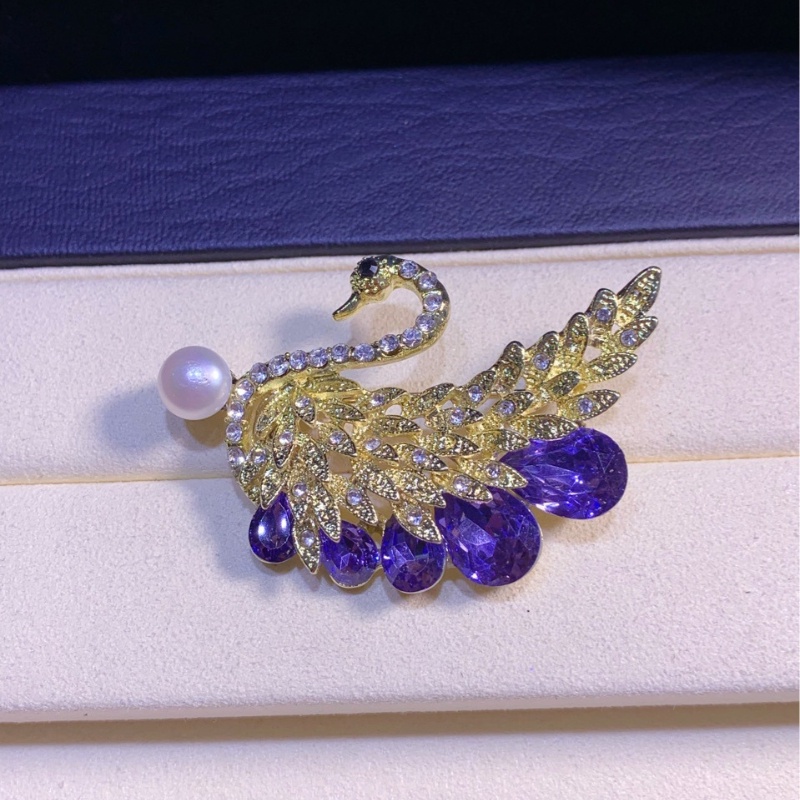 Trâm Cài Áo Hợp Kim Đính Ngọc Trai Nhân Tạo Thời Trang