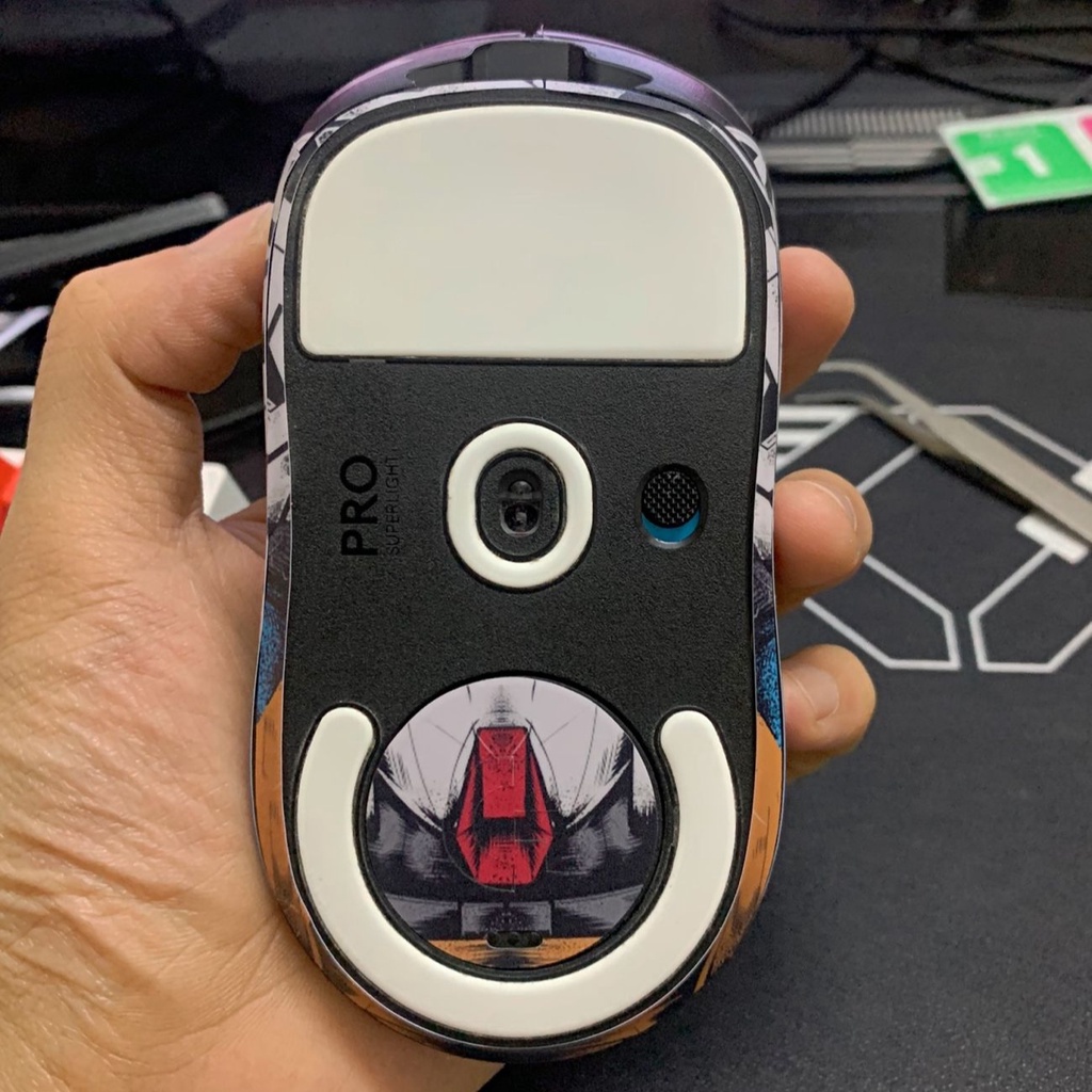 Miếng Dán Chống Trượt Chống Trầy Xước Họa Tiết Hoạt Hình Cho Chuột Logitech G Pro X