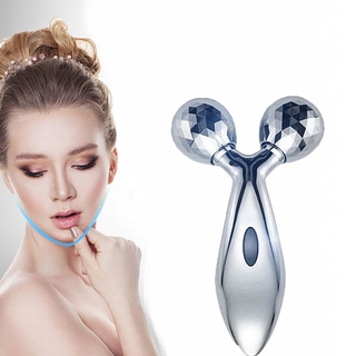 Máy mát xa dạng lăn 3D làm giảm béo và săn chắc da mặt tạo hình khuôn mặt chữ V tiện lợi