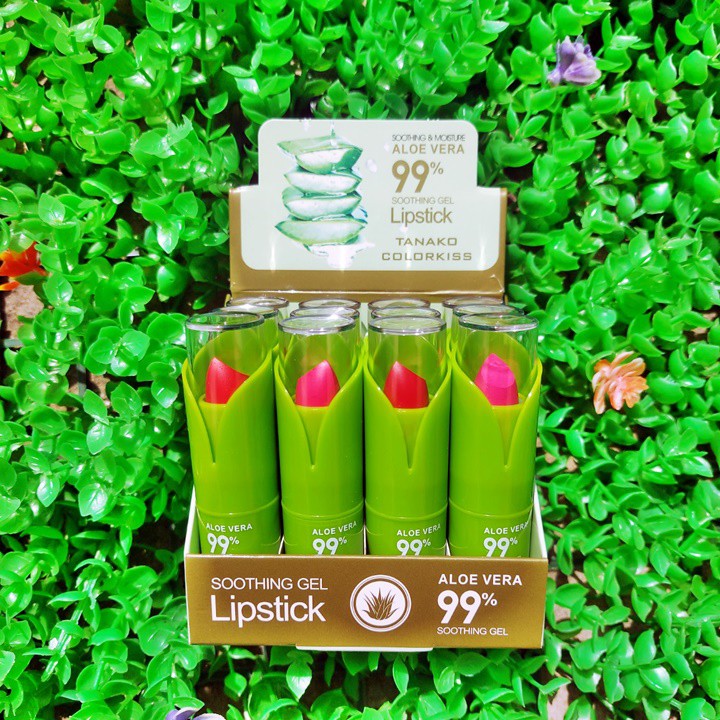 Son lì dưỡng môi có màu nha đam Tanako Thái Lan giữ ẩm, mềm mịn môi – HUKB370 | BigBuy360 - bigbuy360.vn