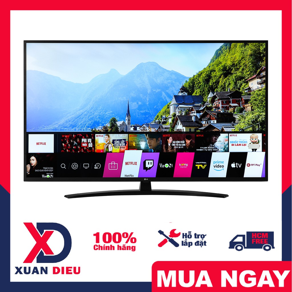 Smart Tivi LG 4K 55 inch 55UN7400PTA - Remote thông minh, WebOS Smart TV 5.0, nhập Indonesia, Giao hàng miễn HCM