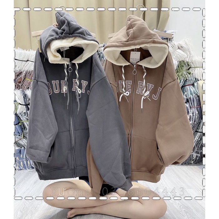 Áo khoác hoodie nỉ bông dày ấm áp. Mũ 2 lớp, tay bồng, form rộng giá siêu rẻ chất lượng, in hình.