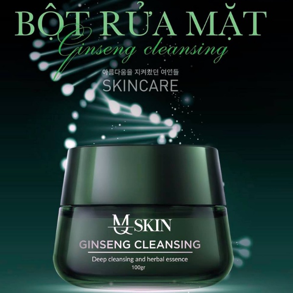 Bột Rữa Mặt Nhân Sâm Ginseng Cleansing MQSKINN