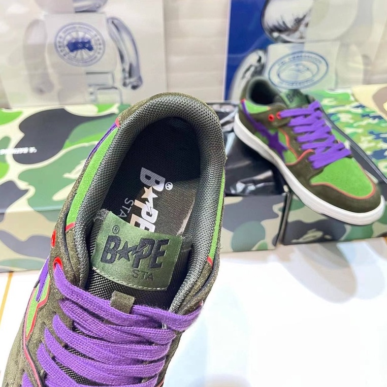 Giày BapeSta Sneaker, Nhiều mẫu, hàng oder 10-12 ngày, full size 36-43, fullbox BapeVN