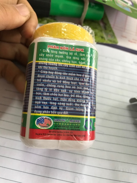 Phân bón lá NPK Boom Plus- lọ 100 gam