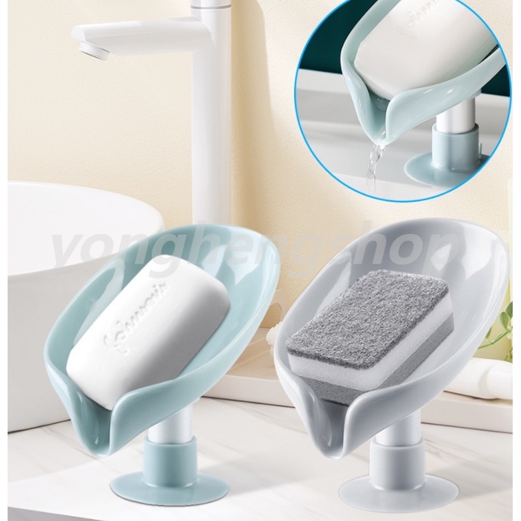 Giá đỡ đựng xà phòng gắn bồn rửa thiết kế ráo nước tiện lợi cho nhà tắm và nhà bếp