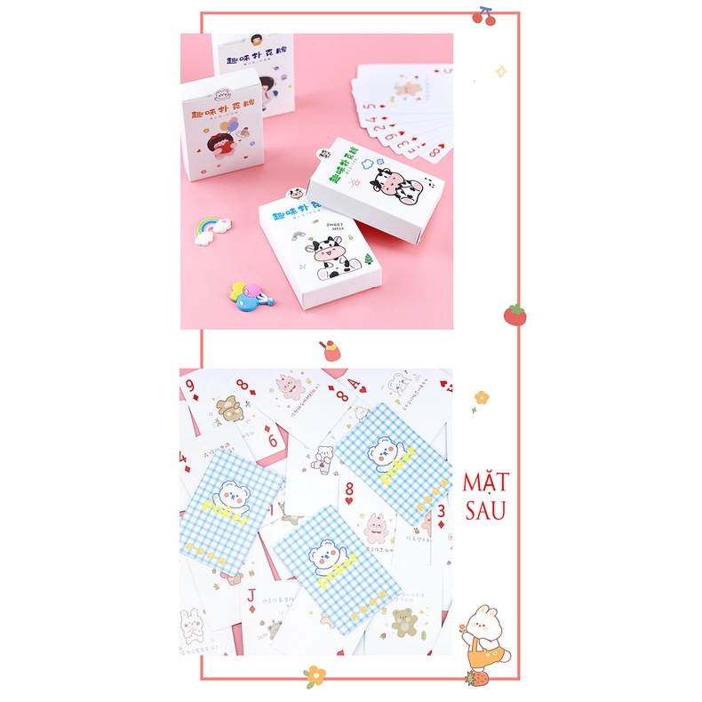 Bộ bài tú lơ khơ, bài tây poker 54 lá đáng yêu