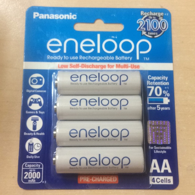 Pin sạc AA 1.2V 1900mAh