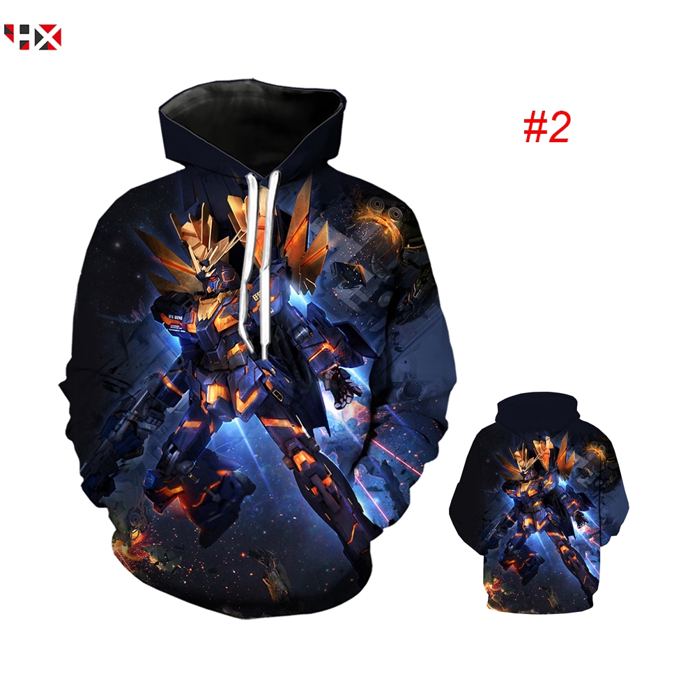 CLOOCL Mobile Suit Gundam Series Battlegear 3D Print Men Hoodies | BigBuy360 - bigbuy360.vn