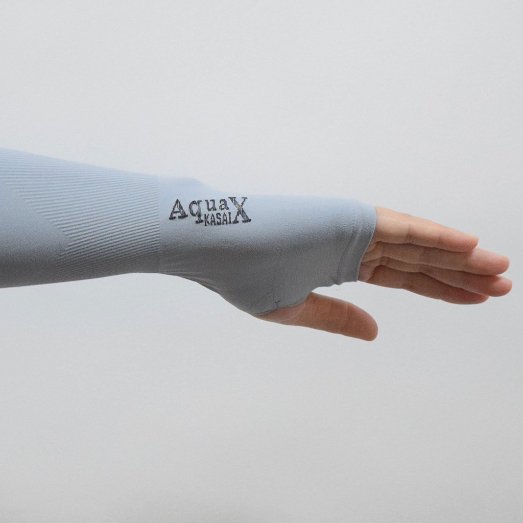 Ống tay chống nắng xỏ ngón Kasai chính hãng ( Grey )