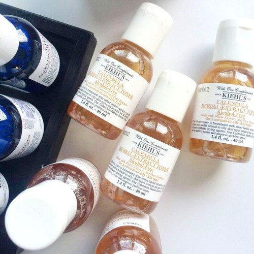 [CÓ HÓA ĐƠN LOTTEDUTYFREE] Toner mini Kiehl's 40ml: hoa cúc, ultra facial, oil free