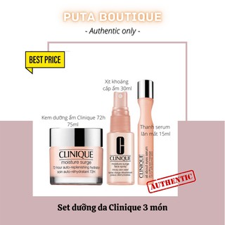 <Hàng auth> Set dưỡng da Clinique 3 món