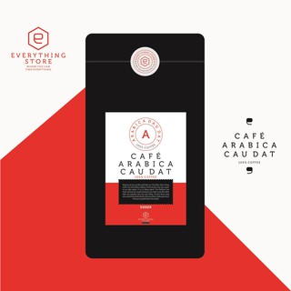 Cà phê rang xay nguyên chất Arabica Cầu Đất thượng hạng 500g Rang light - Everything Store Coffee