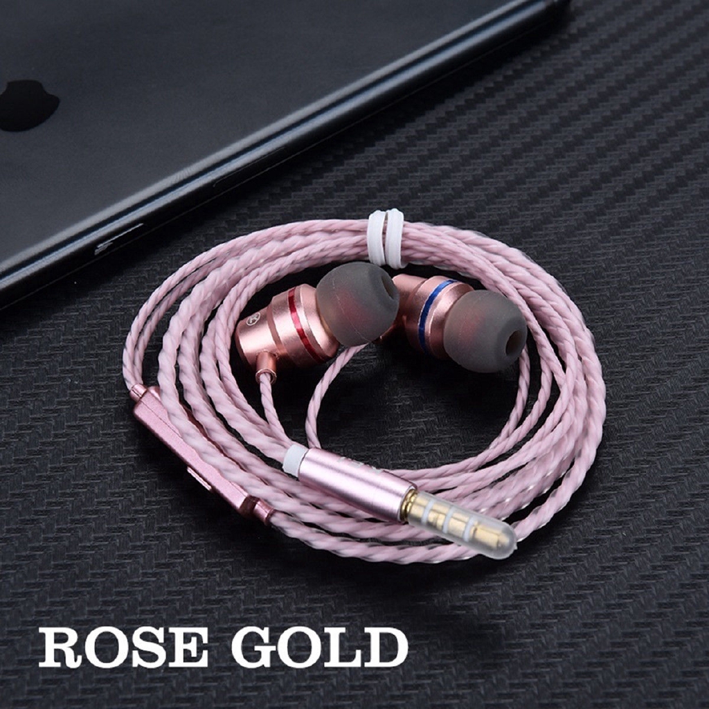 Tai nghe nhét tai có dây HiFi cổng 3.5mm âm thanh Super Bass