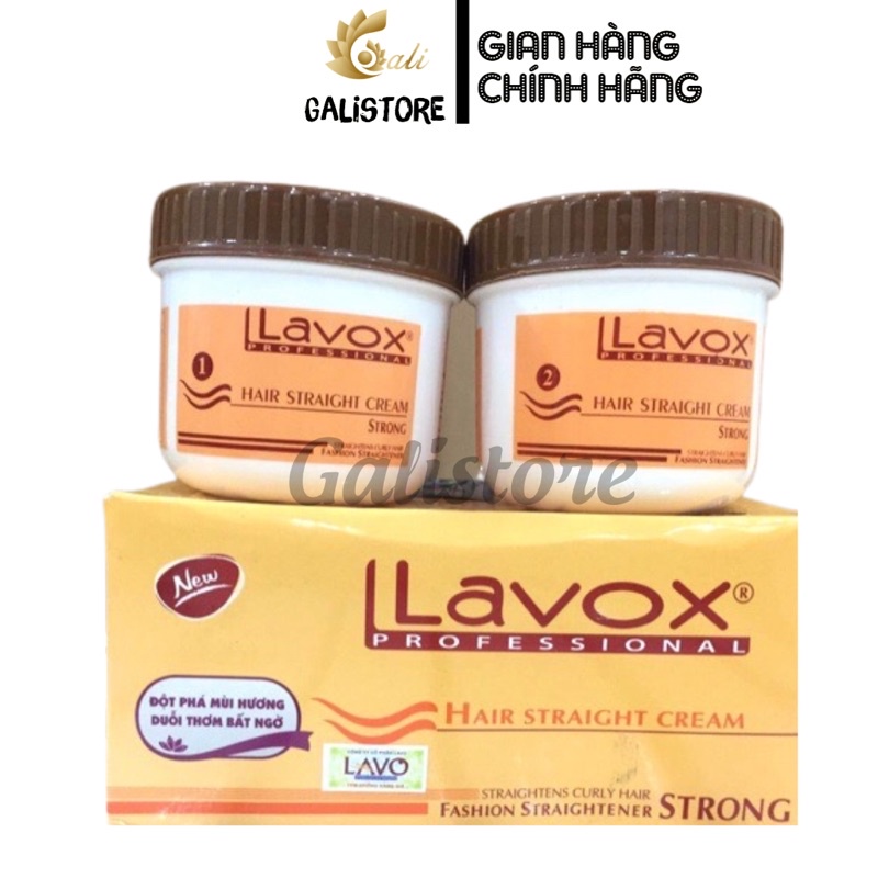 Thuốc duỗi thẳng tóc Lavox 280ml/2 hộp (kèm ảnh chụp thât+ video hướng dẫn) HÀNG CHÍNH HÃNG