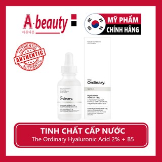 Tinh chất cấp nước, phục hồi da The Ordinary Hyaluronic Acid 2% + B5 Fullsize 30ml