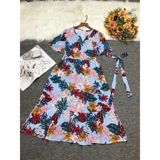 Đầm maxi tơ hoa size M,L,XL giá 190K