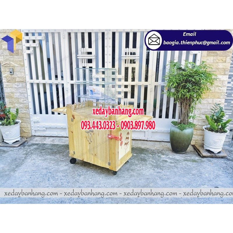 Địa chỉ đóng xe bán cá viên lưu động giá rẻ toàn quốc - xedaybanhang.com - ĐT: 0903897980