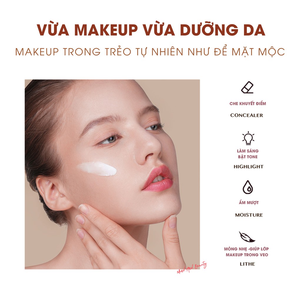 Kem Dưỡng Trắng Da Nâng Tone CIYAOO Toneup Cream 2 IN 1 Kem Dưỡng Ẩm Có Thể Sử Dụng Như Kem Lót