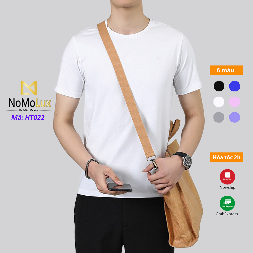 Áo thun unisex 💢 Freeship 💢 Áo thun nam nữ NoMoLux mã HT022 chất vải co dãn mềm mại - Áo thun đơn giản cho mùa hè thu | BigBuy360 - bigbuy360.vn