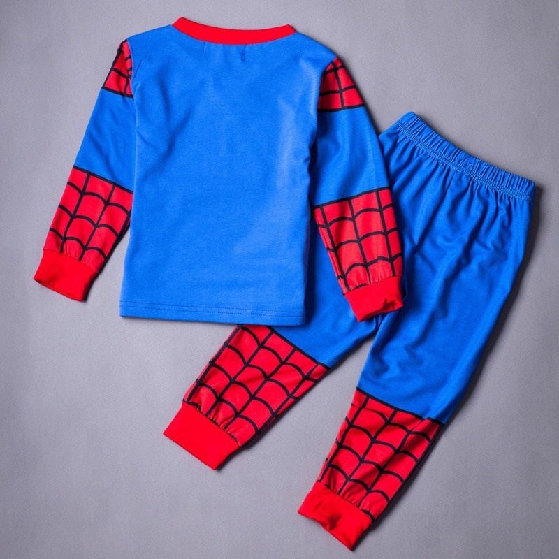Bộ Đồ Ngủ Người Nhện Spider Man Cho Bé Chất Liệu Cao Cấp