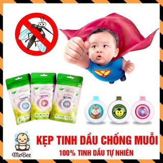 Kẹp chống muỗi, kẹp tinh dầu sả, chanh và thảo dược