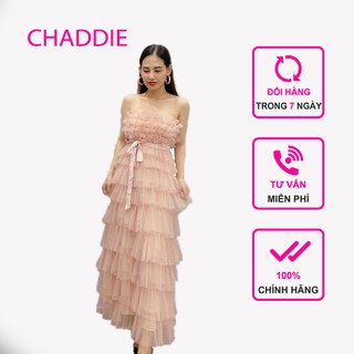Đầm tầng dạo phố, dự tiệc cup ngực kèm dây buộc eo xinh xắn
