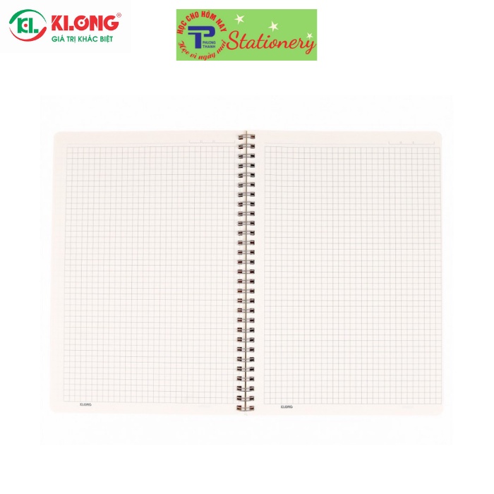 Vở lò xo kép Caro Klong B5 bìa nhựa - 80,120,200 trang; MS: 574,575,576