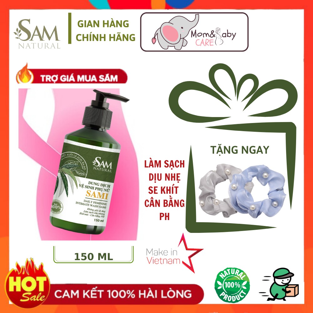 Dung dịch vệ sinh dịu nhẹ nhất cho chị em Sam Natural-150ml